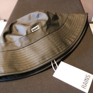 Rains Waterproof Unisex Bucket Hat Black NWT